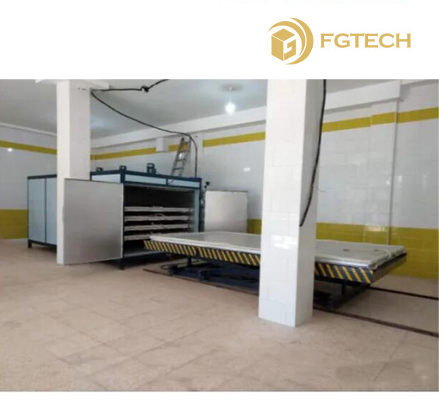 Horizontal Industrial Glass Laminating Machine EVA Film Laminating Furnace for Double Glass and Triple Glass