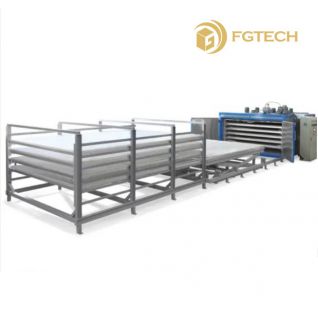 China Very Good Factory Best Selling Four-Level Laminated Glass Machine with PLC Automatically Memorizes Operating Parameters