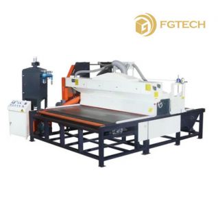 FGS-HS1300 High Speed Horizontal Glass Sandblasting/Frosting Machine With Electric Pulse Dust Remover Function