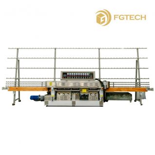 10 Motors Glass Straight Line Edging Grinding and Polishing Machine for Flat Glass/Mirror/Stone/Marble Fge-Vs 10325e