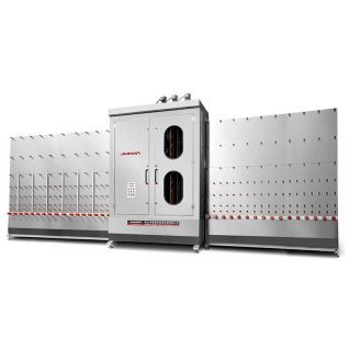 Vertical Glass Washing Machine Connect With Insulating Glass Line