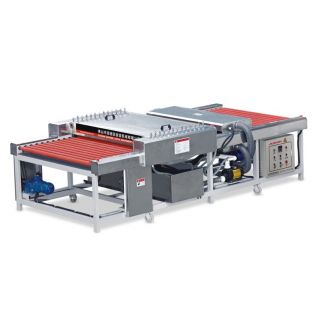 Horizontal glass washing machine for home appliance glass manufacturers